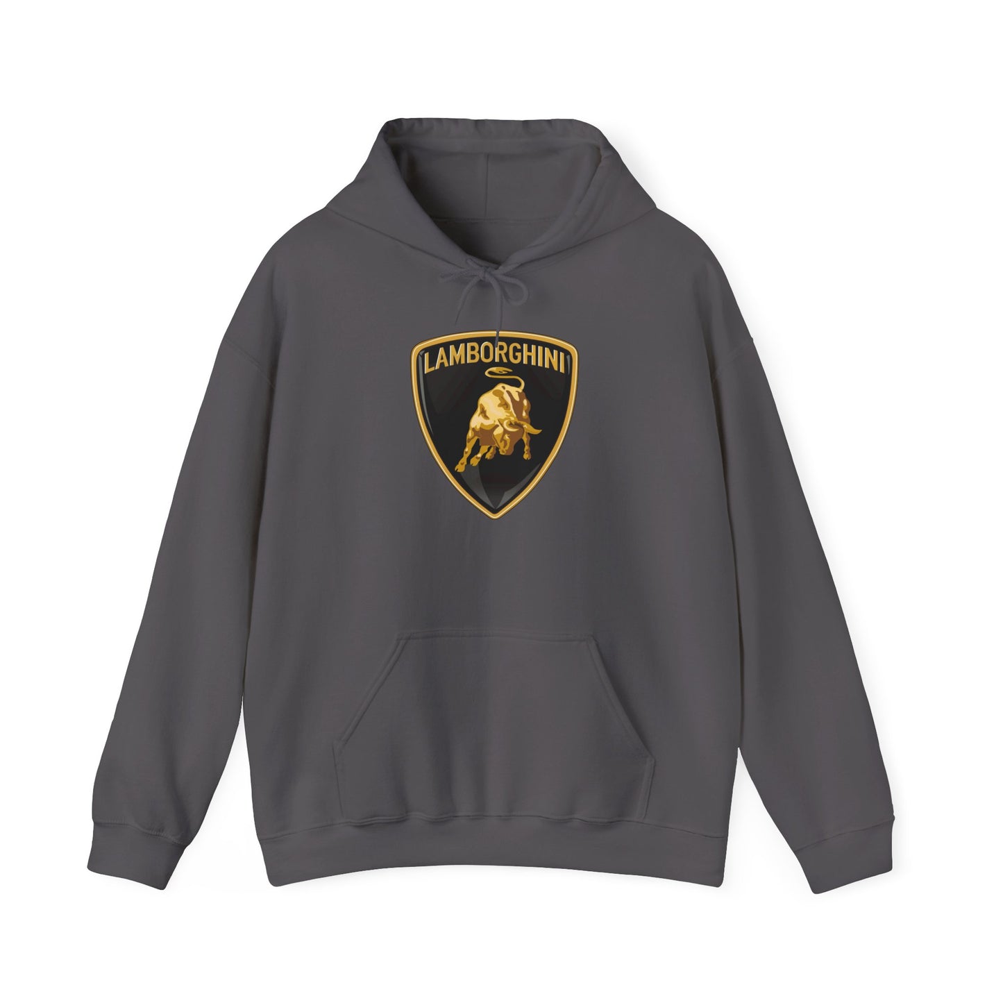 Lamborghini Graphic Car Logo Retro Brand New Heavy Blend™ Hooded Sweatshirt
