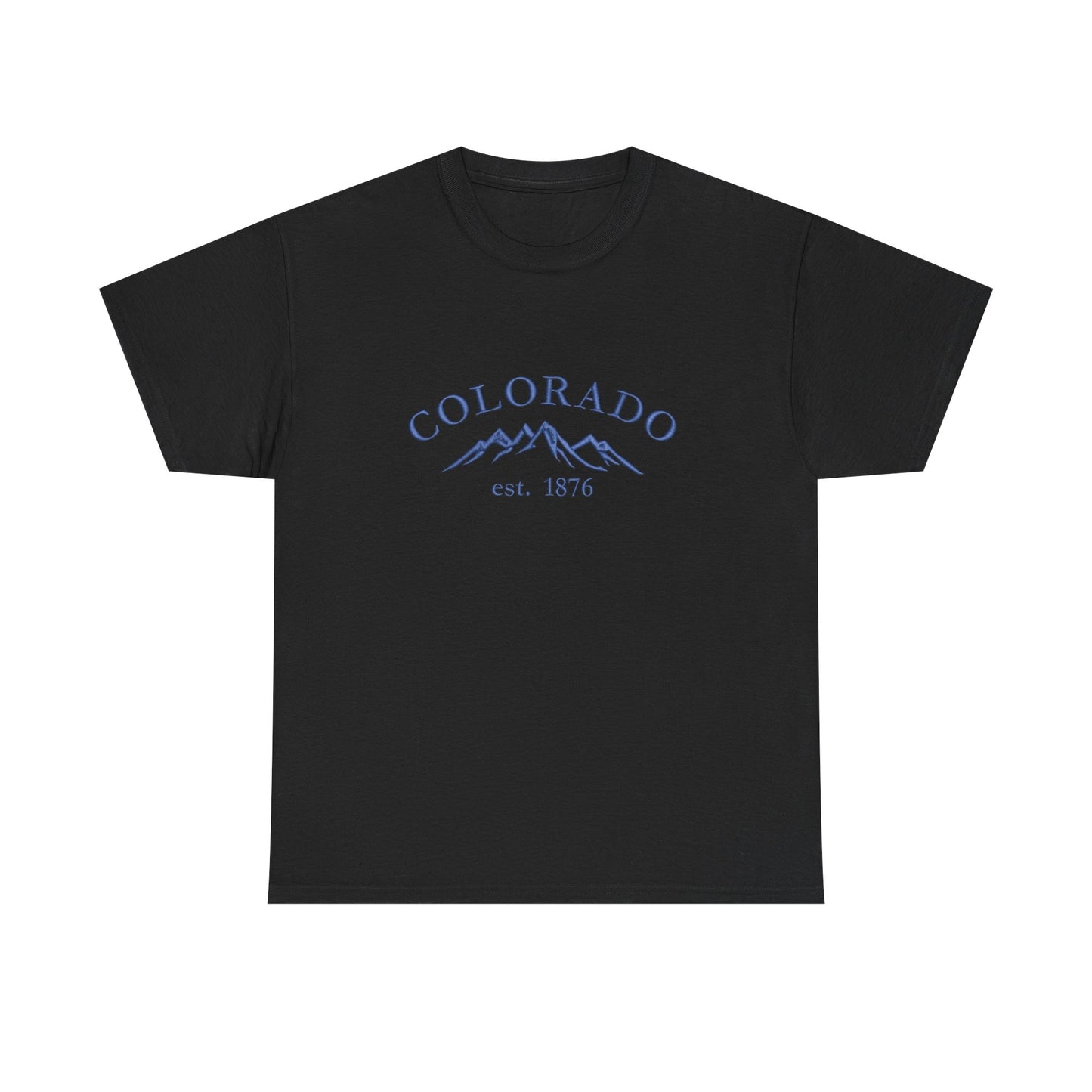 Colorado Rockies Graphic T Shirt NEW Unisex Heavy Cotton Tee