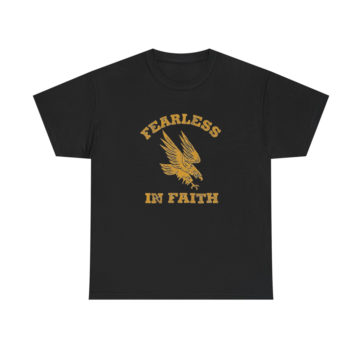Fearless In Faith Graphic T Shirt Unisex Heavy Cotton Tee