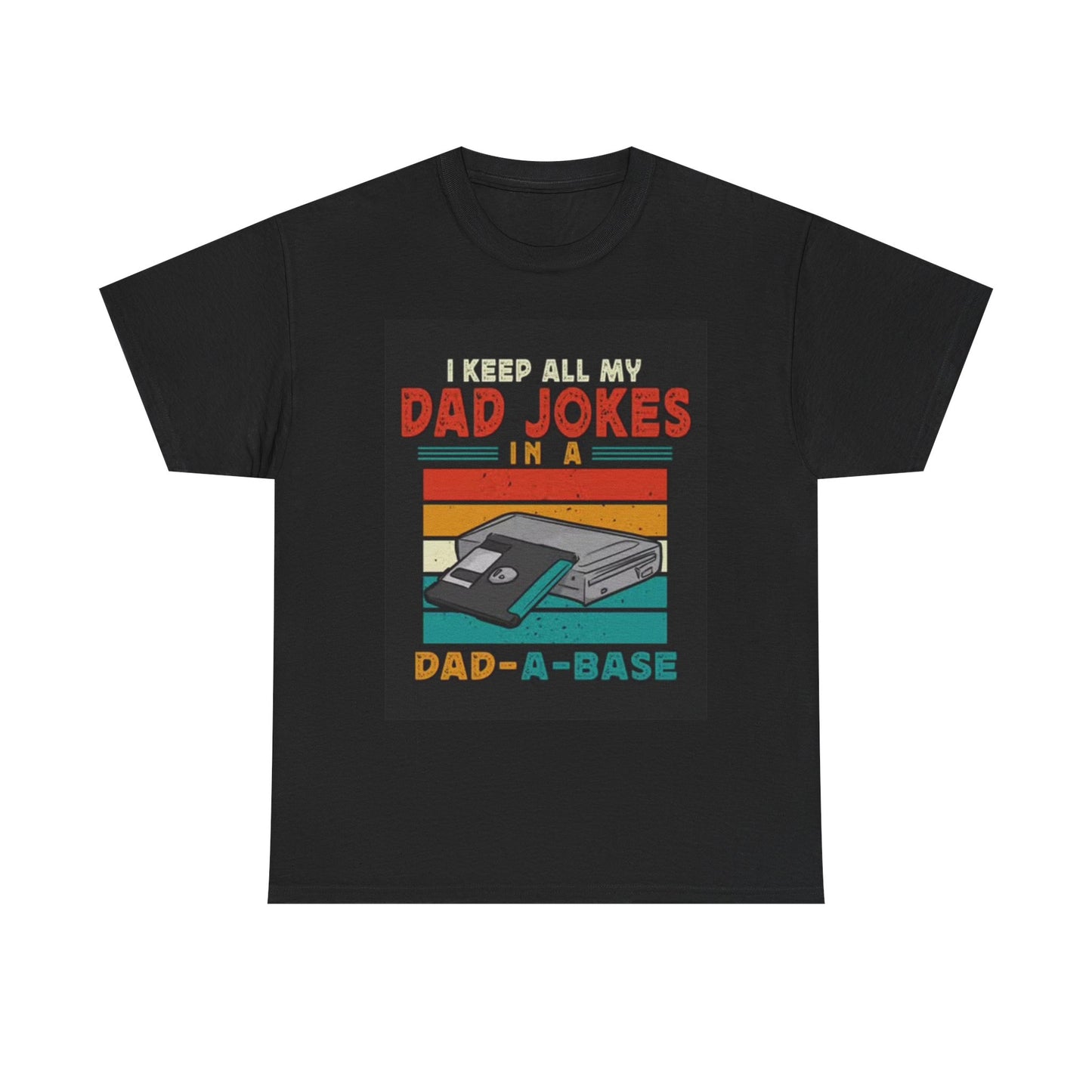 I Keep My Dad Jokes Funny Graphic T Shirt Retro Vintage Unisex Heavy Cotton Tee