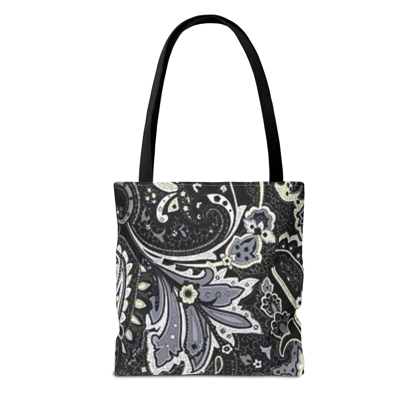 Black And Silver Pattern BRAND NEW Tote Bag (AOP)