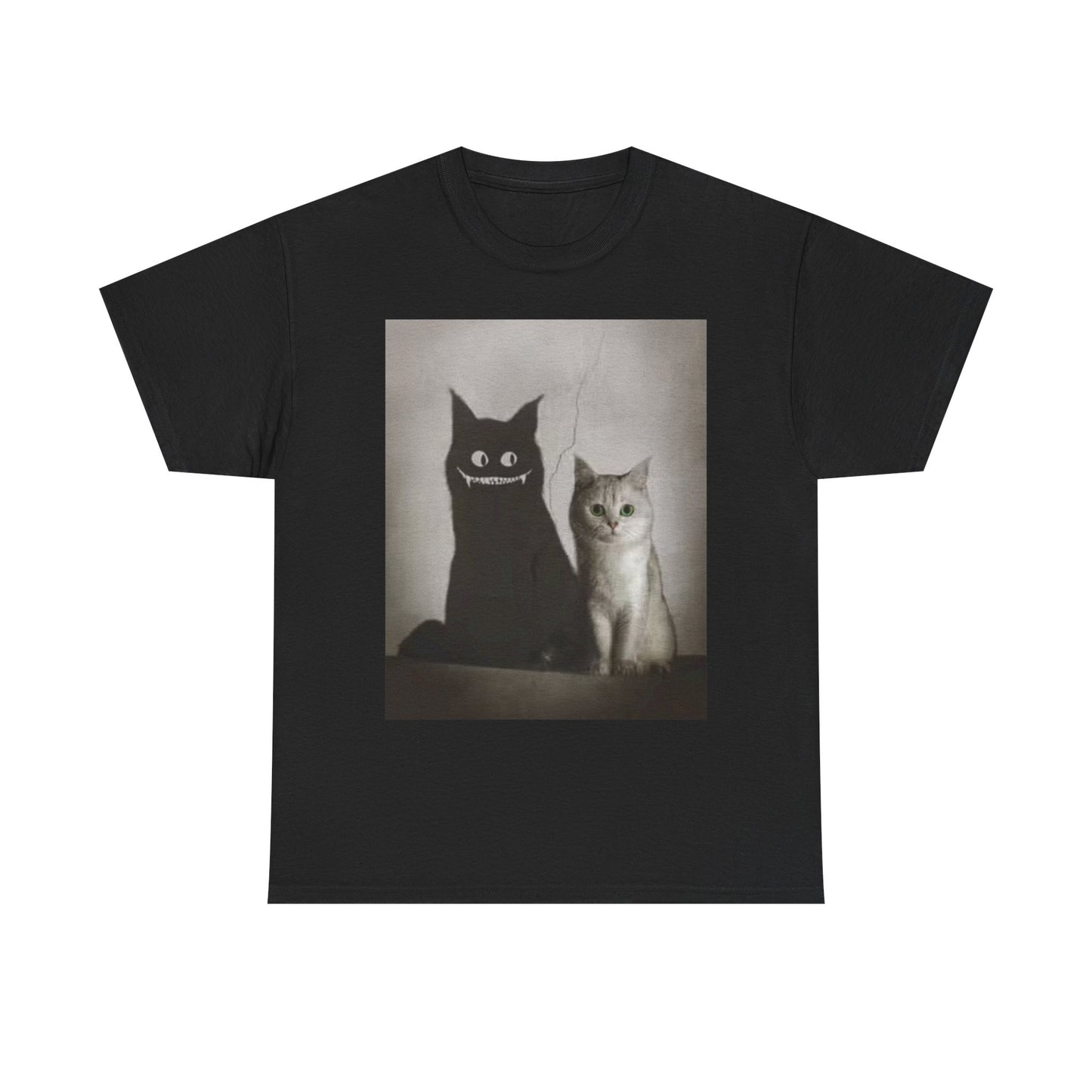 Funny Cat Graphic T Shirt Kitten Cat Lover Hilarious Unisex Heavy Cotton Tee
