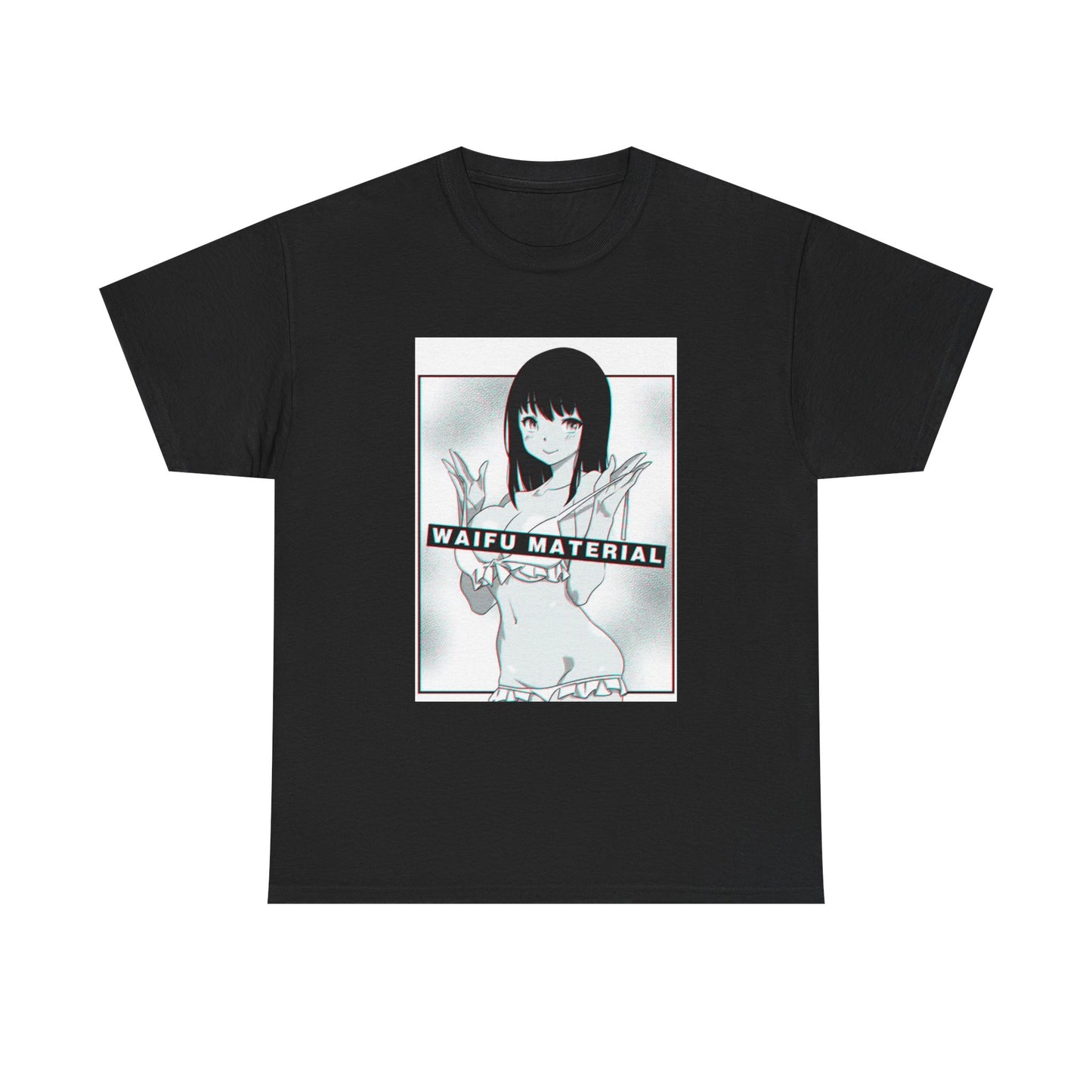 Waifu Material Hentai Tshirt Sexy anime Naturo Cartoon Unisex Heavy Graphic