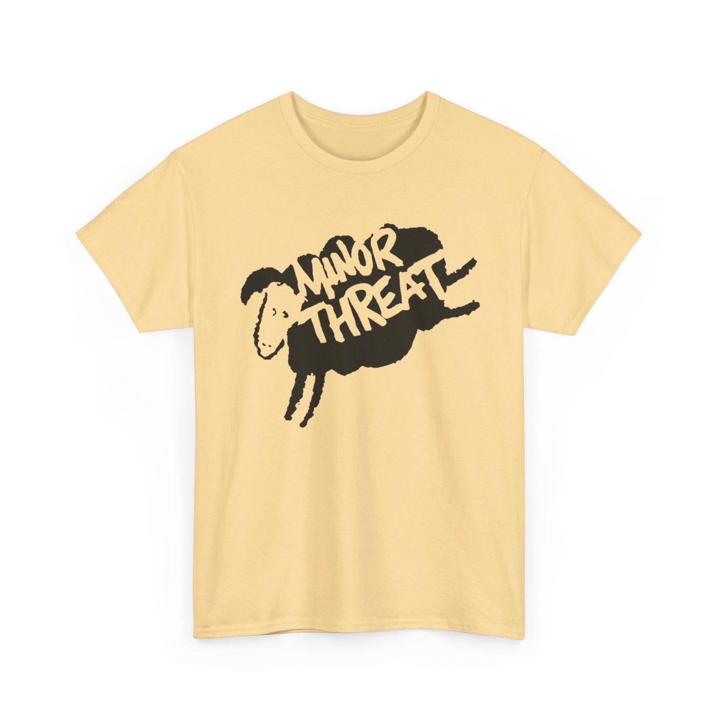 Minor Threat Sheep Graphic T Shirt Unisex Heavy Cotton Tee