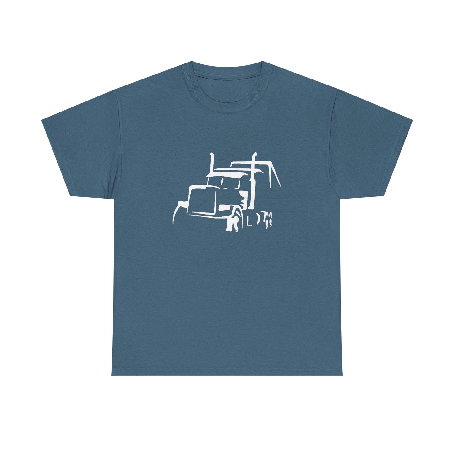 Semi Truck Trailer Hauling Graphic T Shirt NEW Adult Regular Sizing Tee