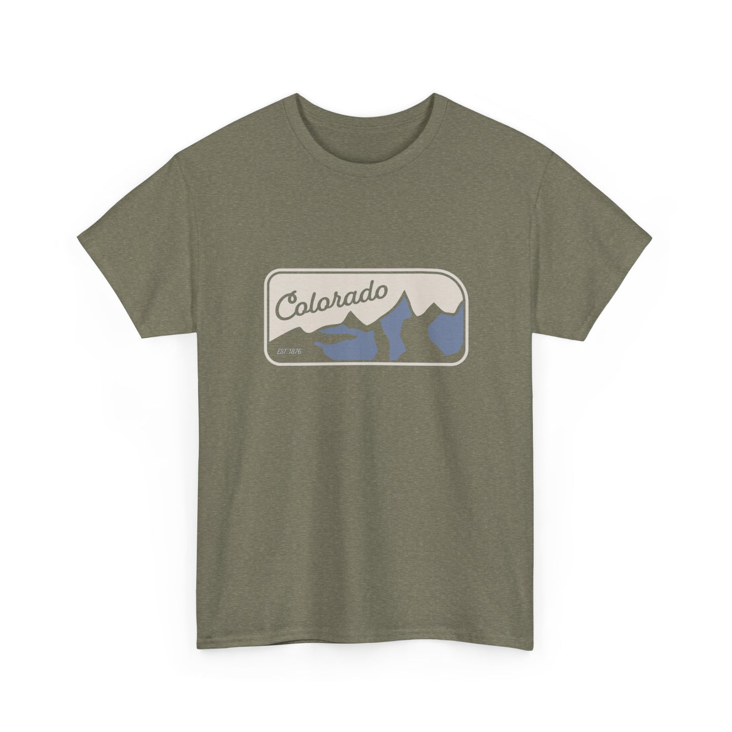 Colorado Graphic T Shirt ADULT NEW Unisex Heavy Cotton Tee