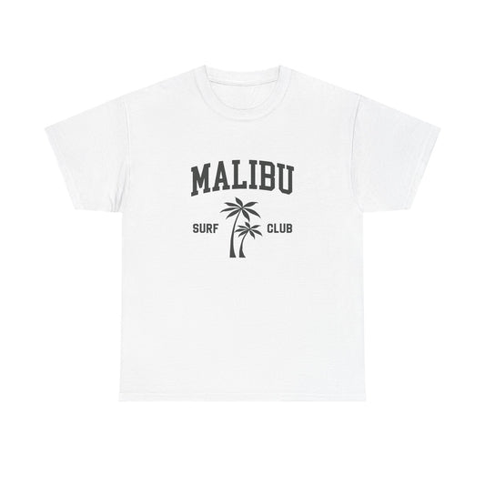 Malibu Surf Club Graphic T Shirt NEW Unisex Heavy Cotton Tee