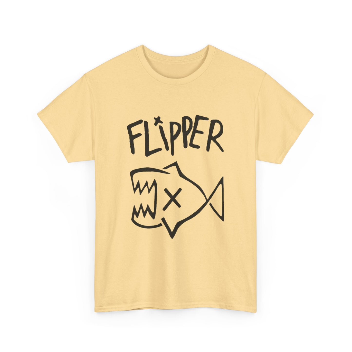 Flipper Graphic T Shirt Unisex Heavy Cotton Tee