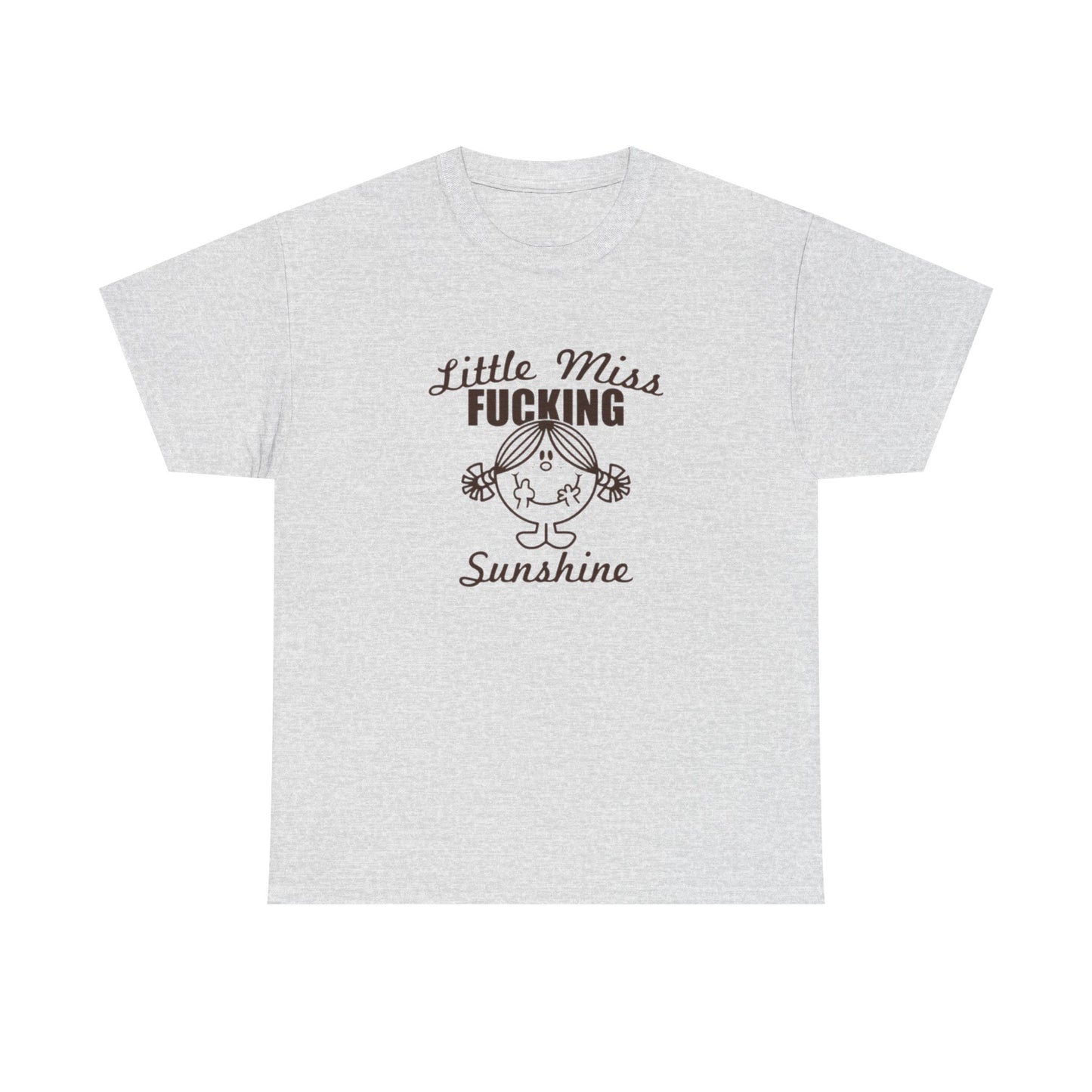 Little Miss Sunshine Funny Graphic T Shirt Unisex Heavy Cotton Tee Gift