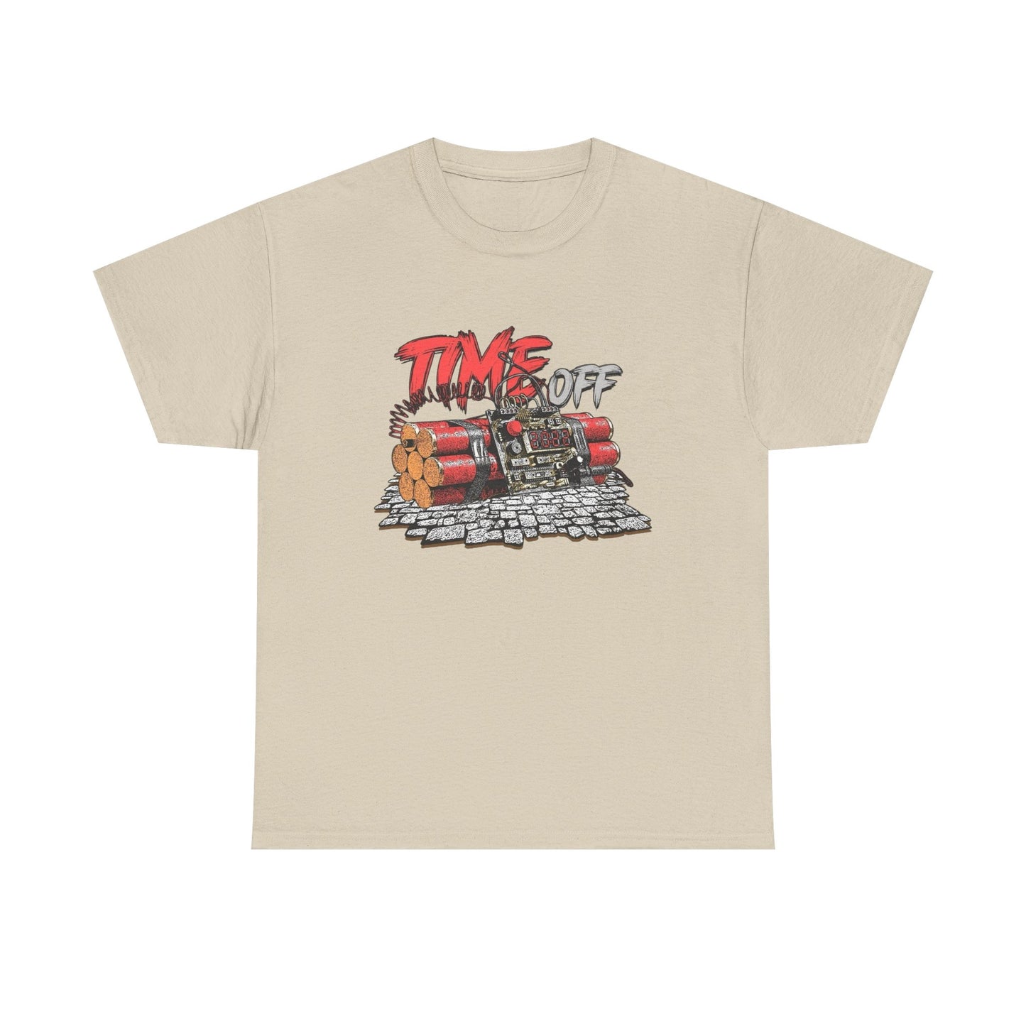 Time Off Time Bomb Graphic T Shirt NEW GIFT Unisex Heavy Cotton Tee