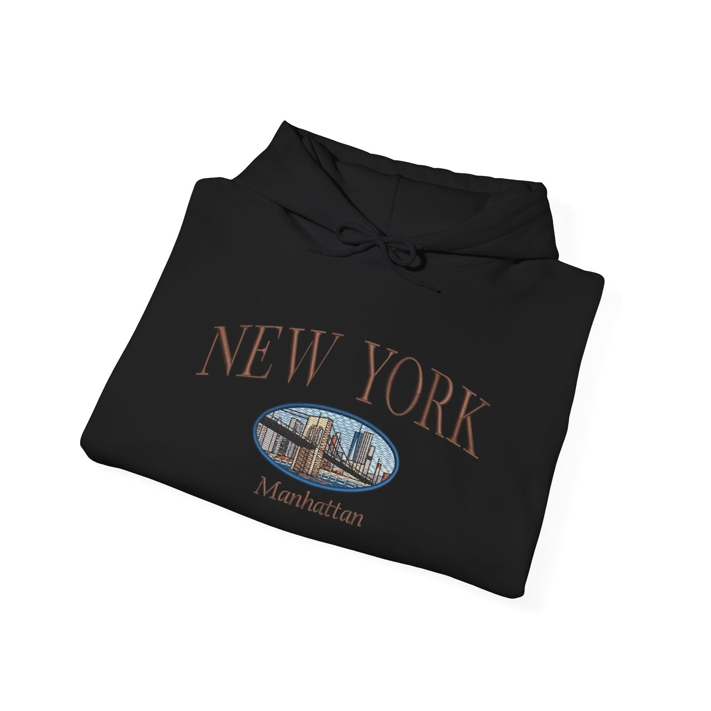 Manhattan New York Graphic Hoodie Heavy Blend Sweatshirt NEW