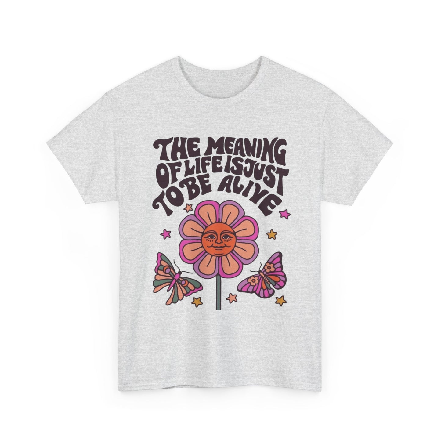 The Meaning Of Life Graphic T Shirt NEW ADULT Unisex Heavy Cotton Tee