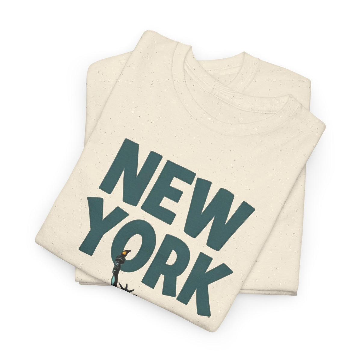 New York City Pizza Graphic T Shirt Men's Retro Heavy Cotton Tee