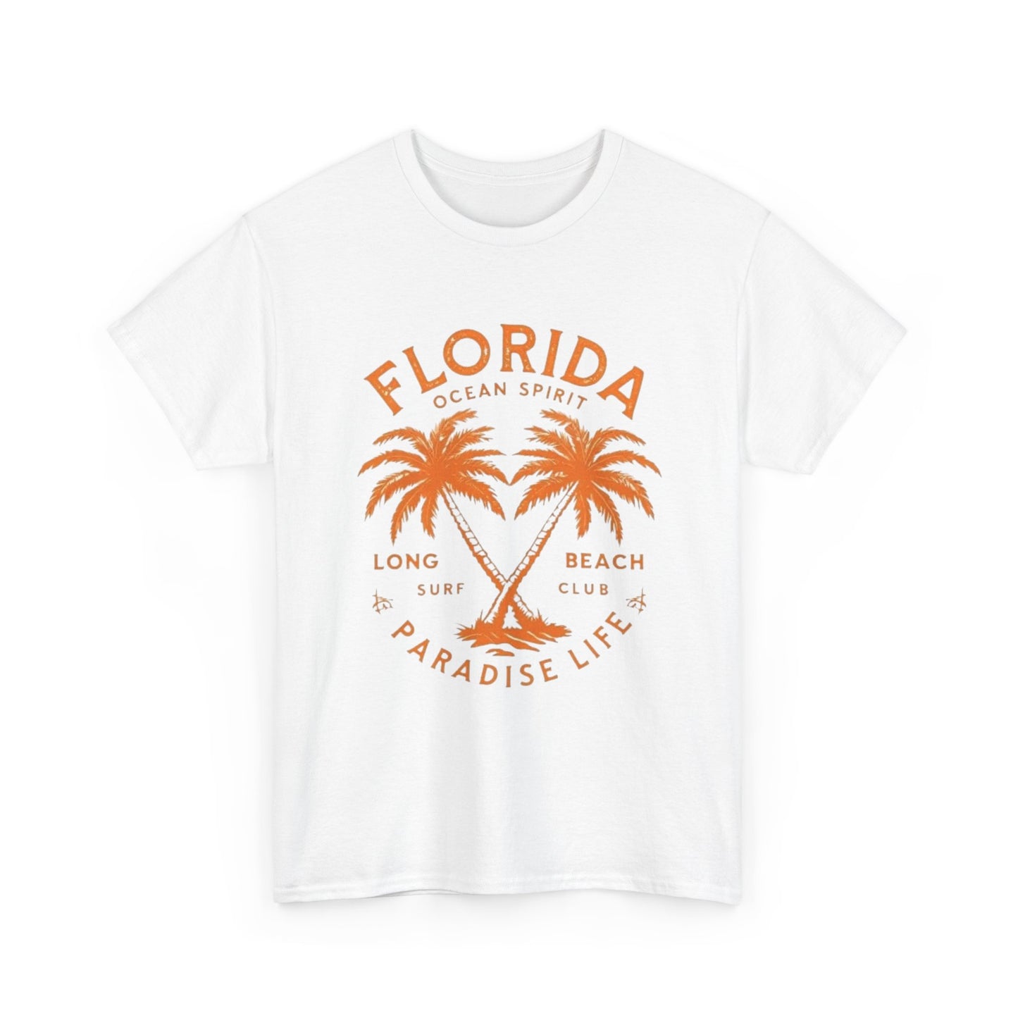 Florida Paradise Live Graphic T Shirt NEW Unisex Heavy Cotton Tee