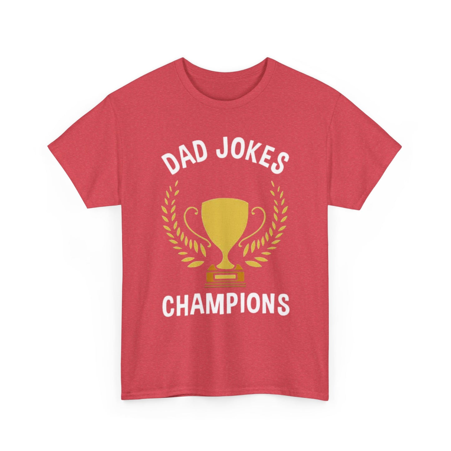 Dad Jokes Champion T SHIRT Retro Funny Jokes GIFT Unisex Heavy Cotton Tee