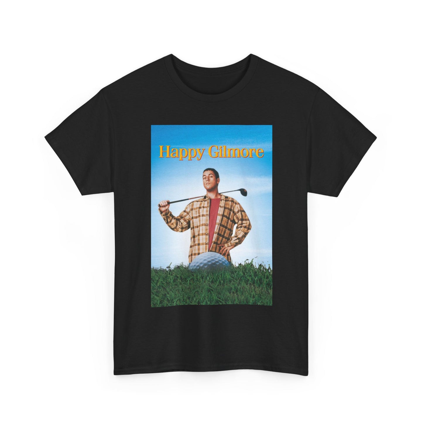 Happy Gilmore T-shirt vintage Adam Sandler retro golf comedy Unisex Heavy Cotton