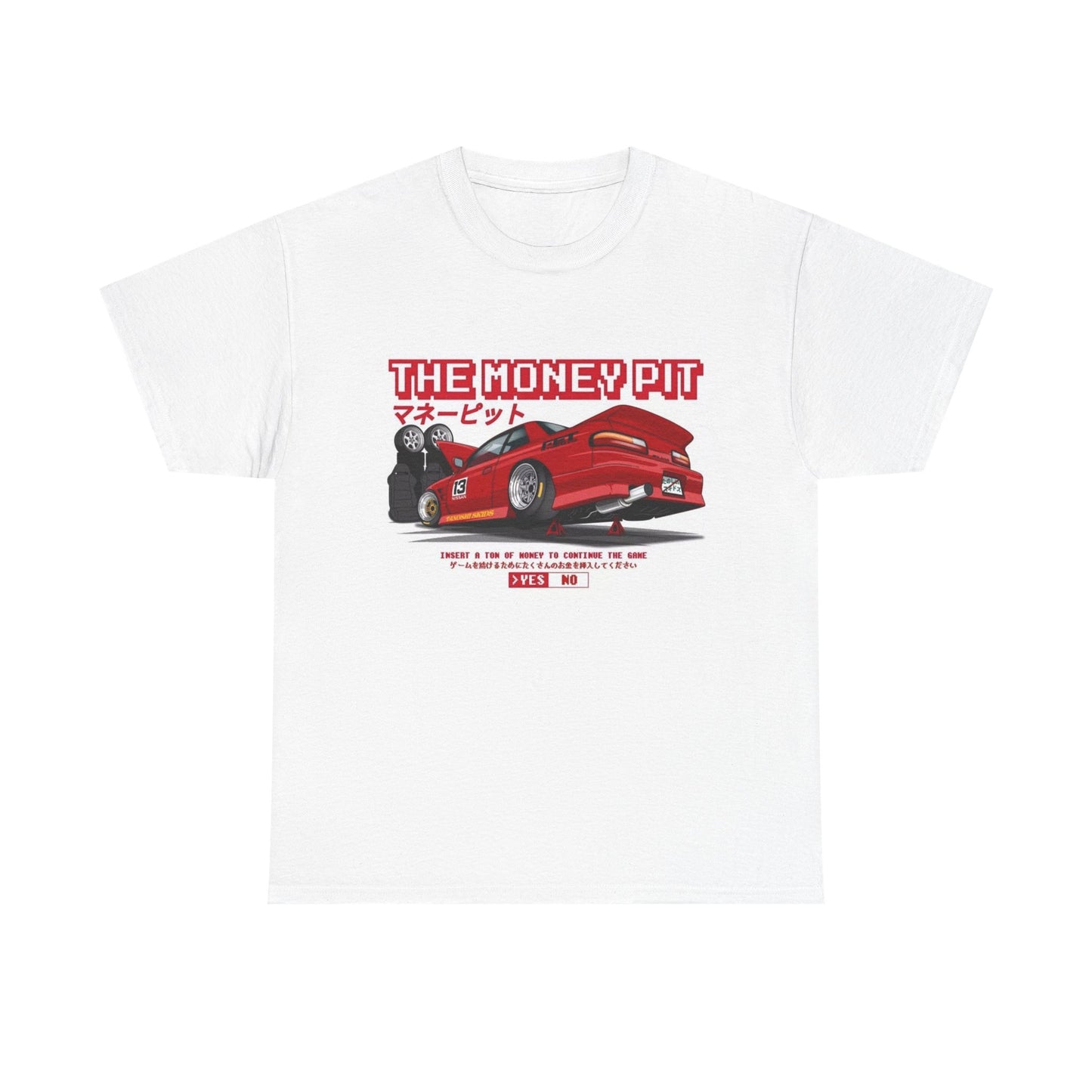 The Money Pit JDM Cars Graphic T Shirt Unisex Heavy Cotton Tee Gift Vintage