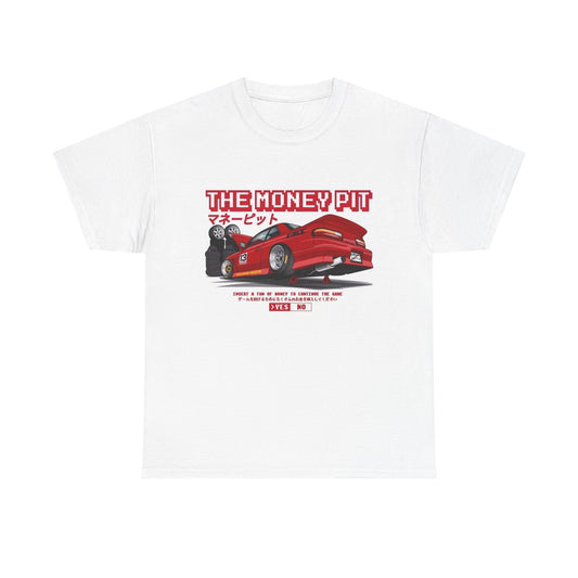 The Money Pit JDM Cars Graphic T Shirt Unisex Heavy Cotton Tee Gift Vintage