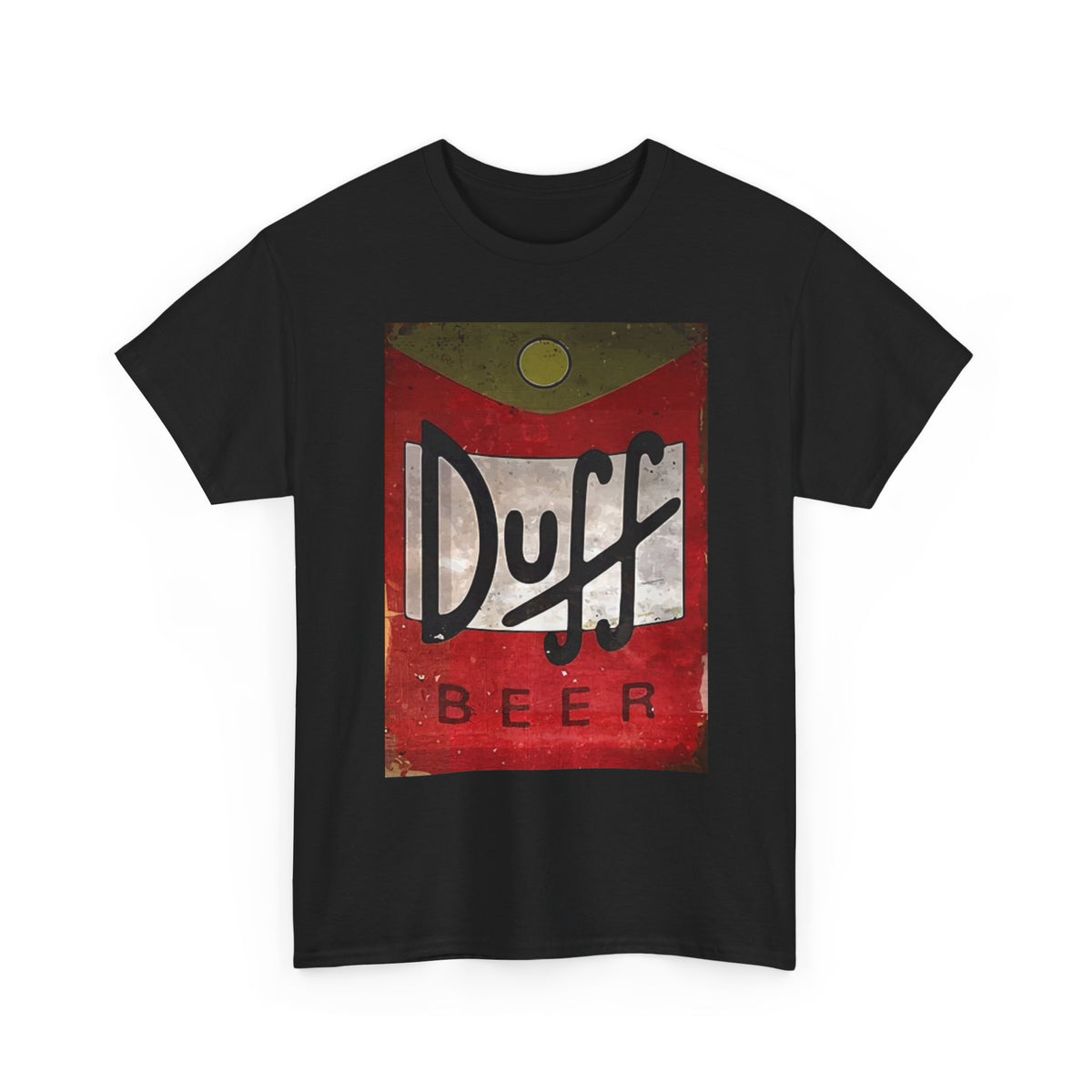 Duff Beer Graphic T Shirt Funny Vintage Logo Simpsons Unisex Heavy Cotton Tee