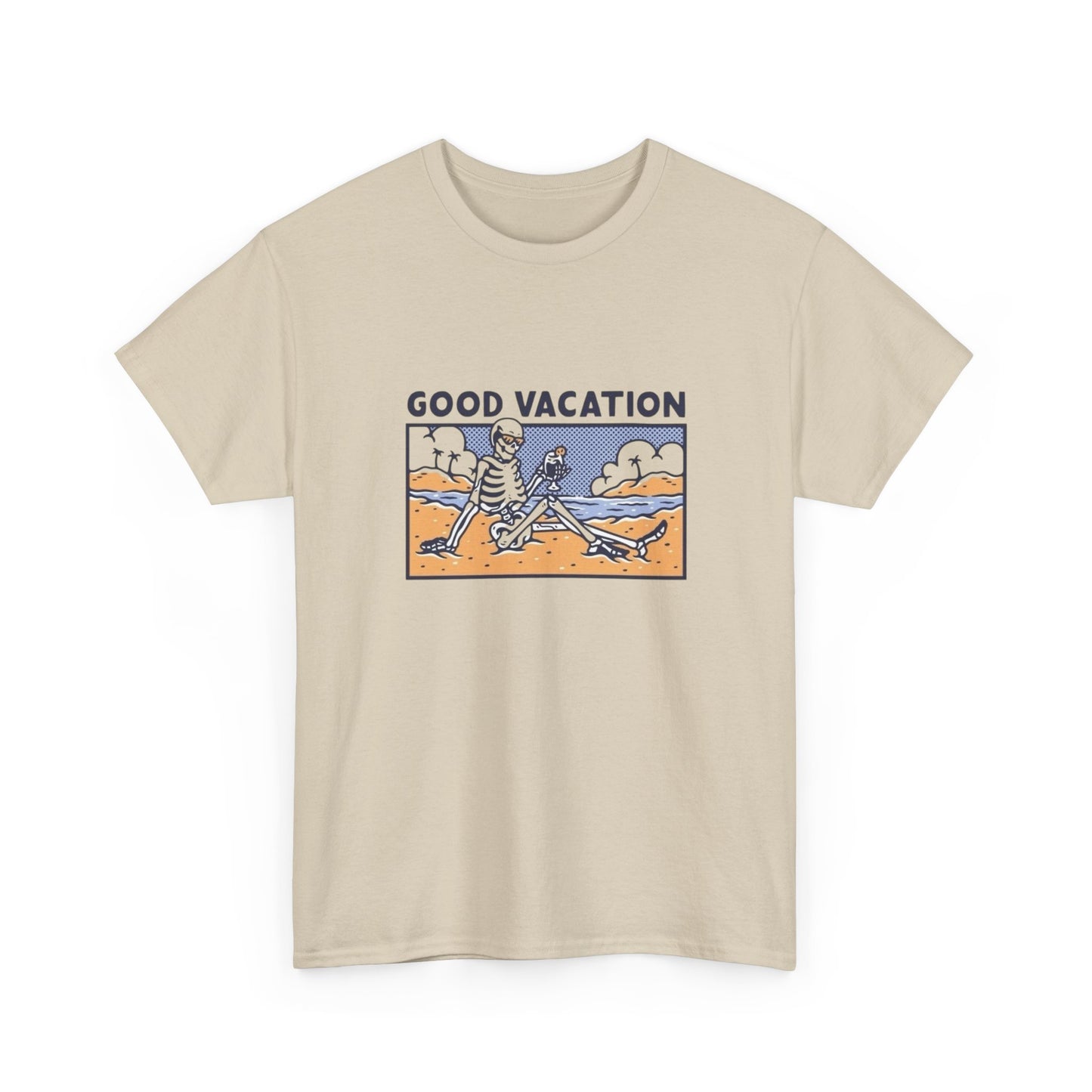 Good Vacation Vintage Graphic T Shirt Unisex Heavy Cotton Tee New Gift