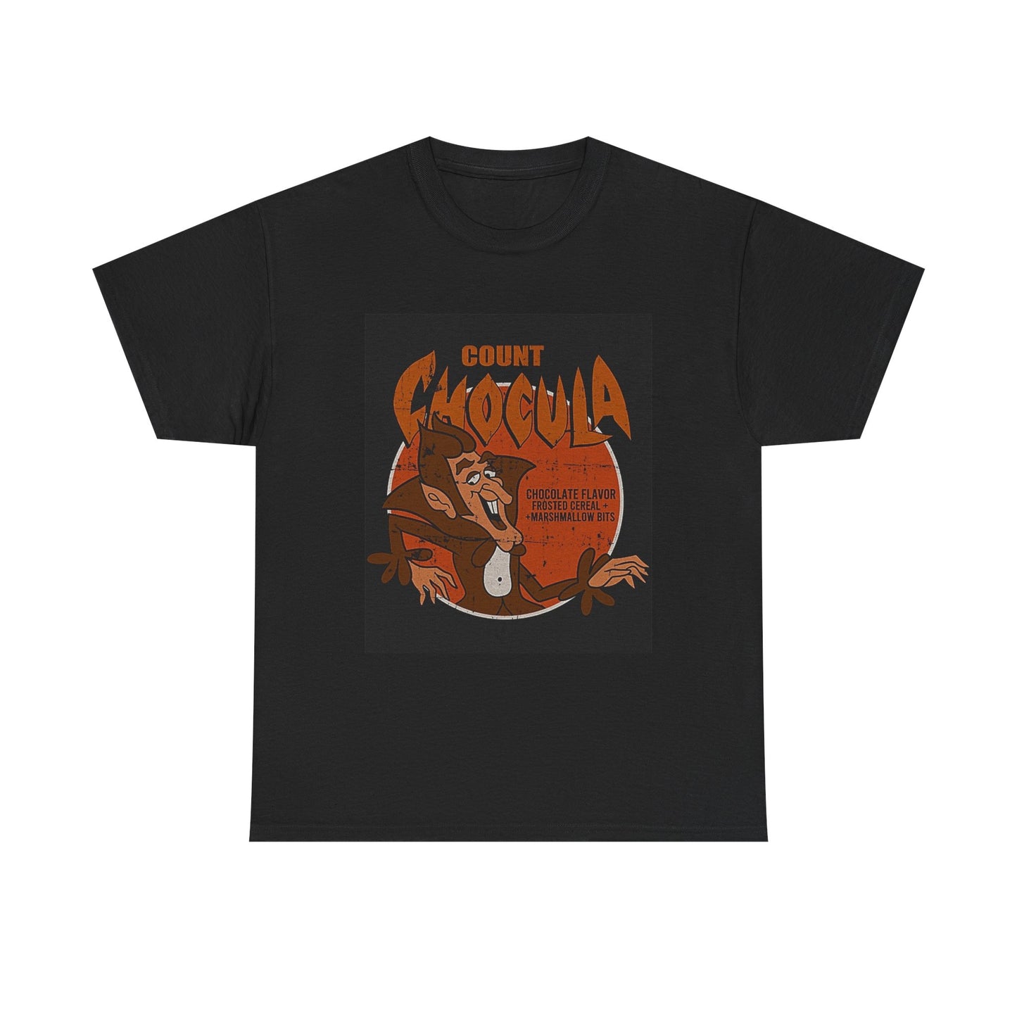 Count Chocula T shirt Vintage Cereal Poster Retro Unisex Heavy Cotton Tee