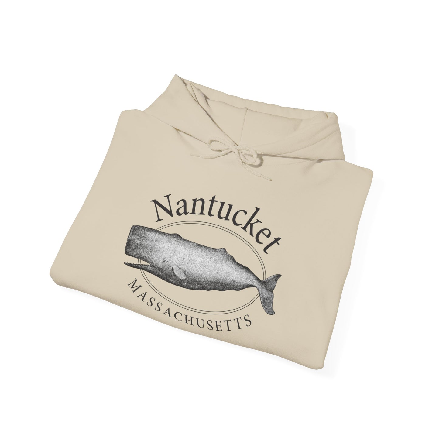 Nantucket Massachusetts Graphic Hoodie Unisex Heavy Blend™ Hooded Sweatshirt