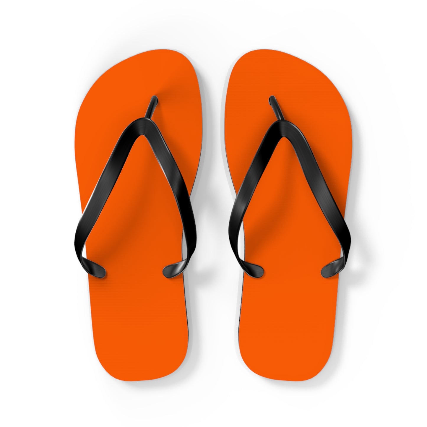 Bright Orange Flip Flops, Sandals Slides, Summer Footwear, Brand New