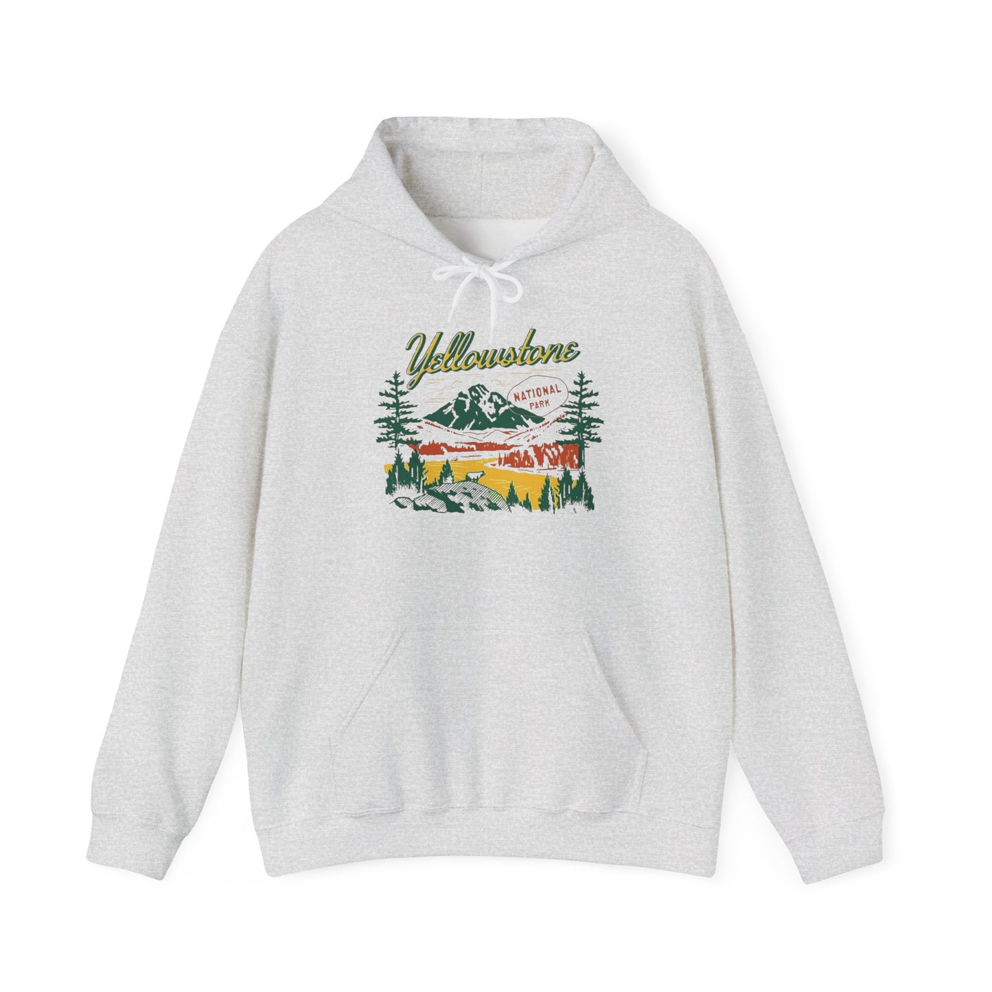 Yellowstone Retro Graphic Hoodie Unisex Heavy Blend™ Hooded Sweatshirt