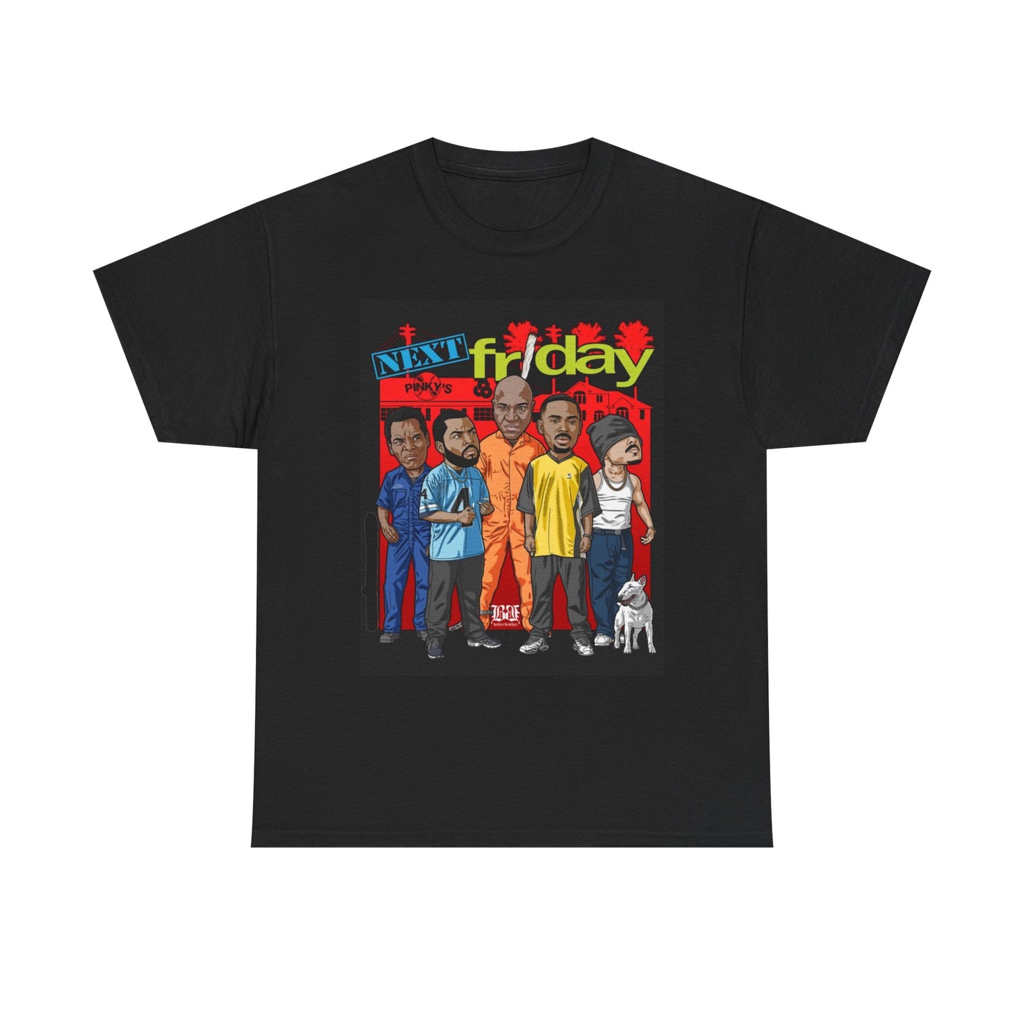 Next Friday Graphic T Shirt Vintage Cartoon Retro Movie Unisex Heavy Cotton Tee