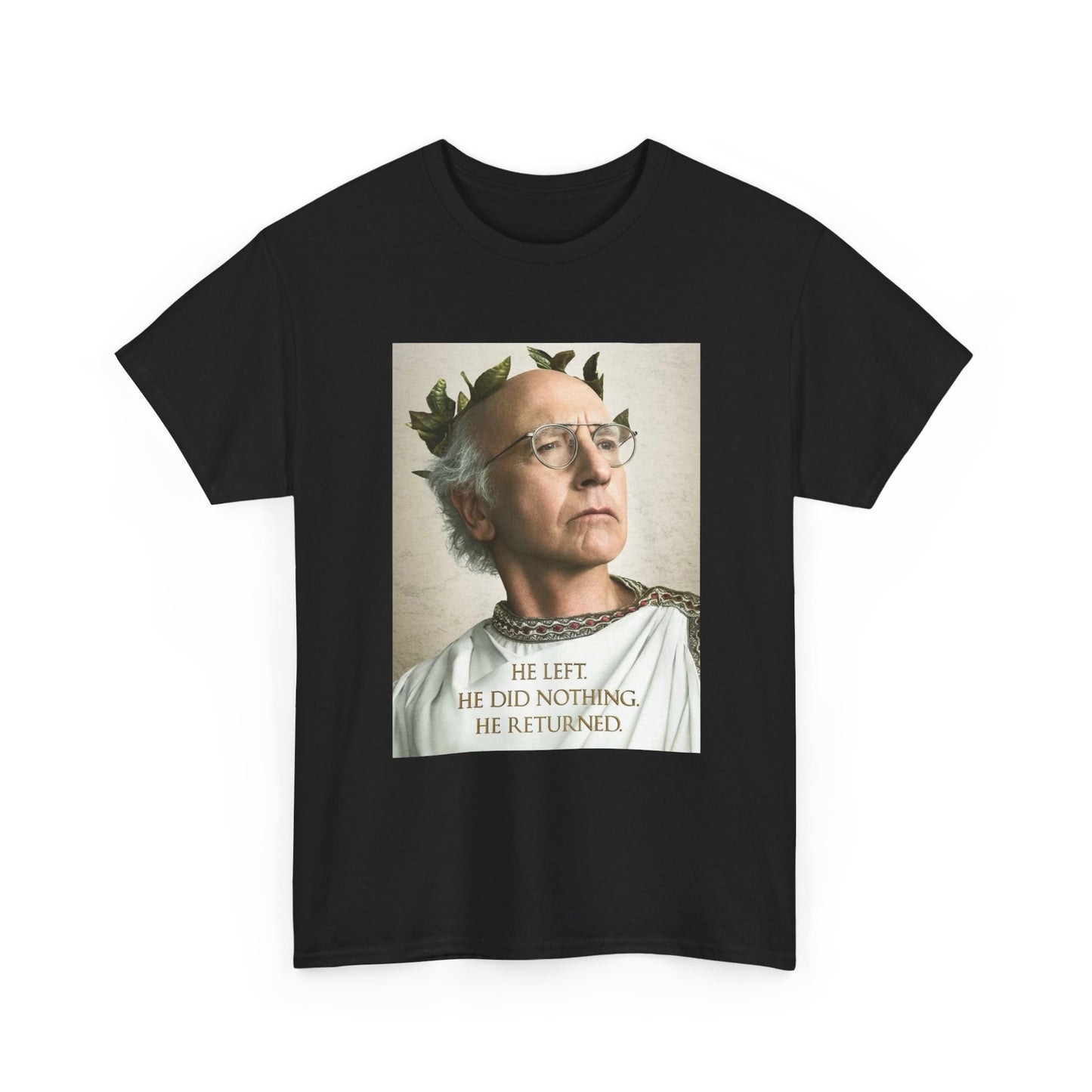Larry David T shirt Curb Your Enthusiasm Comedy Unisex Heavy Cotton Tee Seinfeld