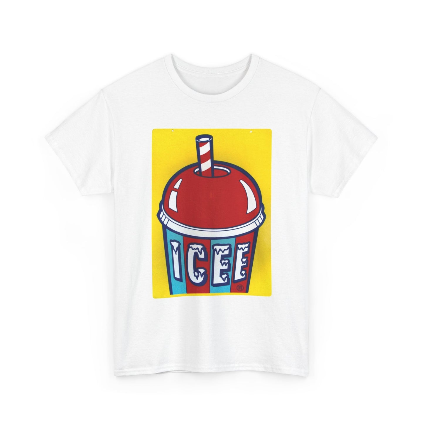 Icee Graphic T Shirt Vintage Slushee Ice Cream Unisex Heavy Cotton Tee
