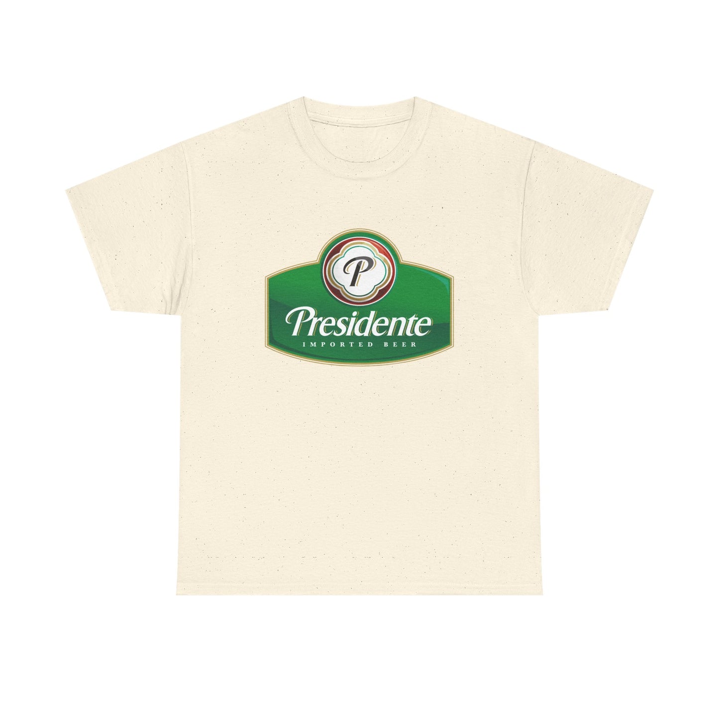 Presidente Beer Logo Shirt Retro Poster Unisex Heavy Cotton Tee