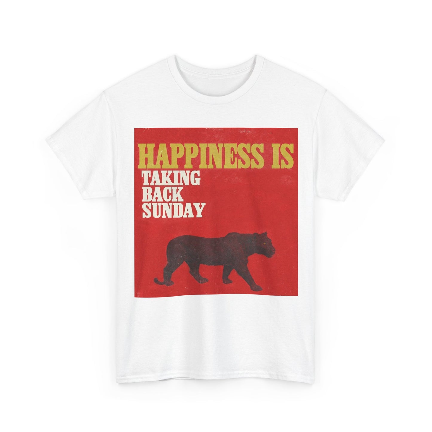 Taking back Sunday T-shirt vintage emo band retro Unisex Heavy Cotton Tee