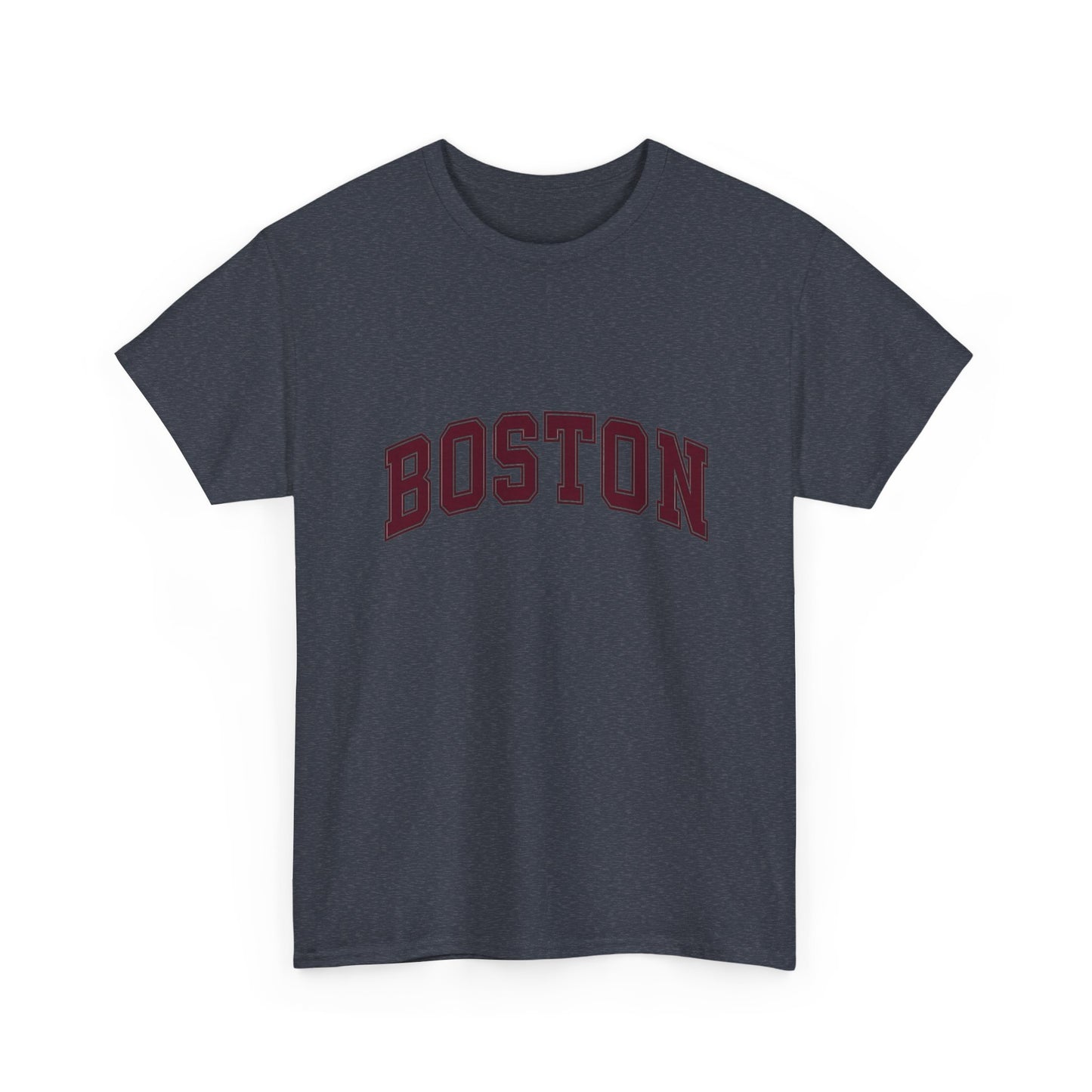 Boston Logo NEW ENGLAND Graphic T Shirt Unisex Heavy Cotton Tee