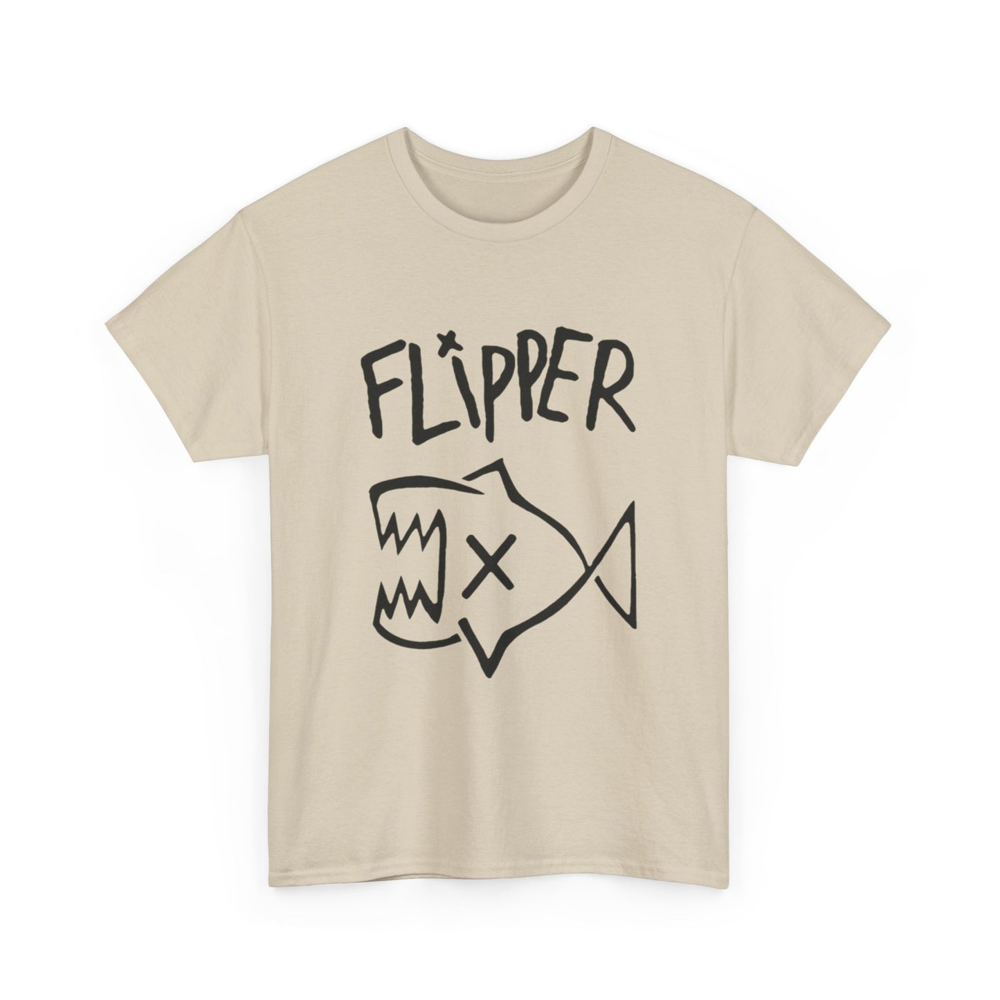 Flipper Graphic T Shirt Unisex Heavy Cotton Tee