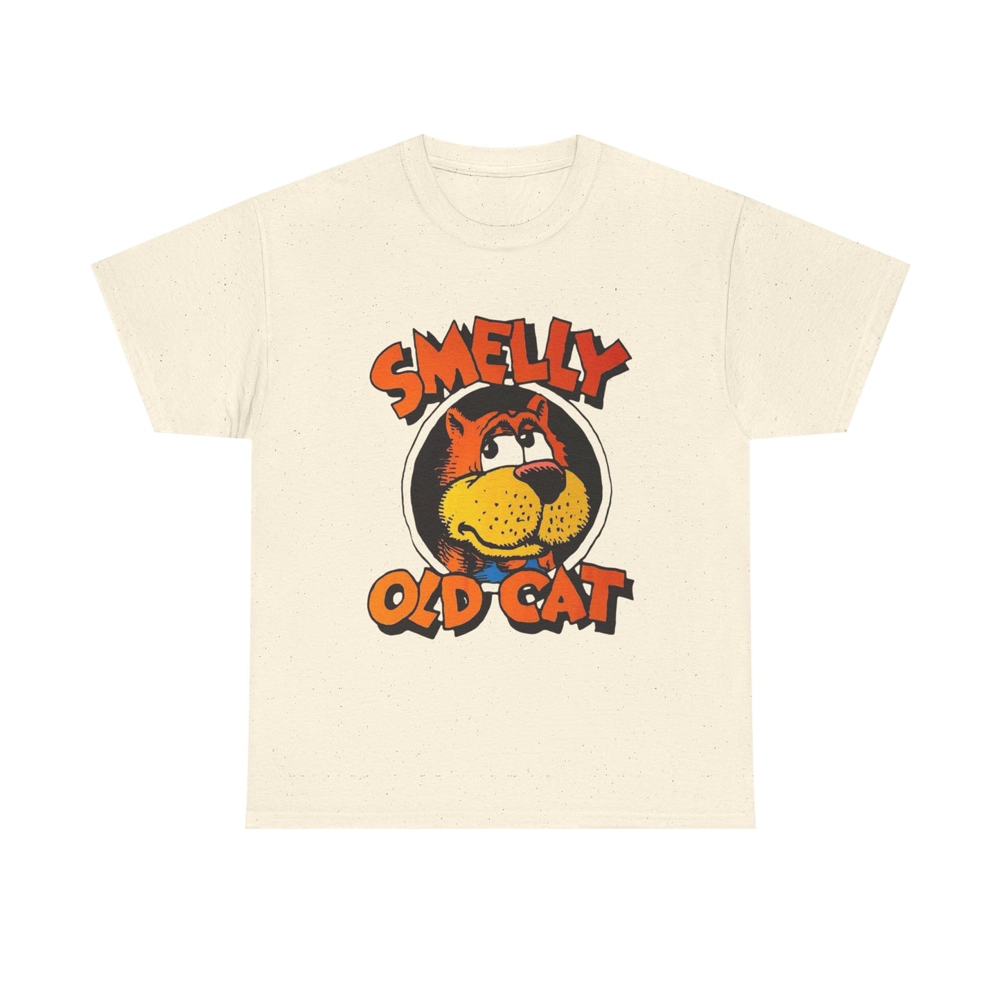 Smelly Old Cat Graphic T Shirt ADULT NEW Heavy Cotton Tee