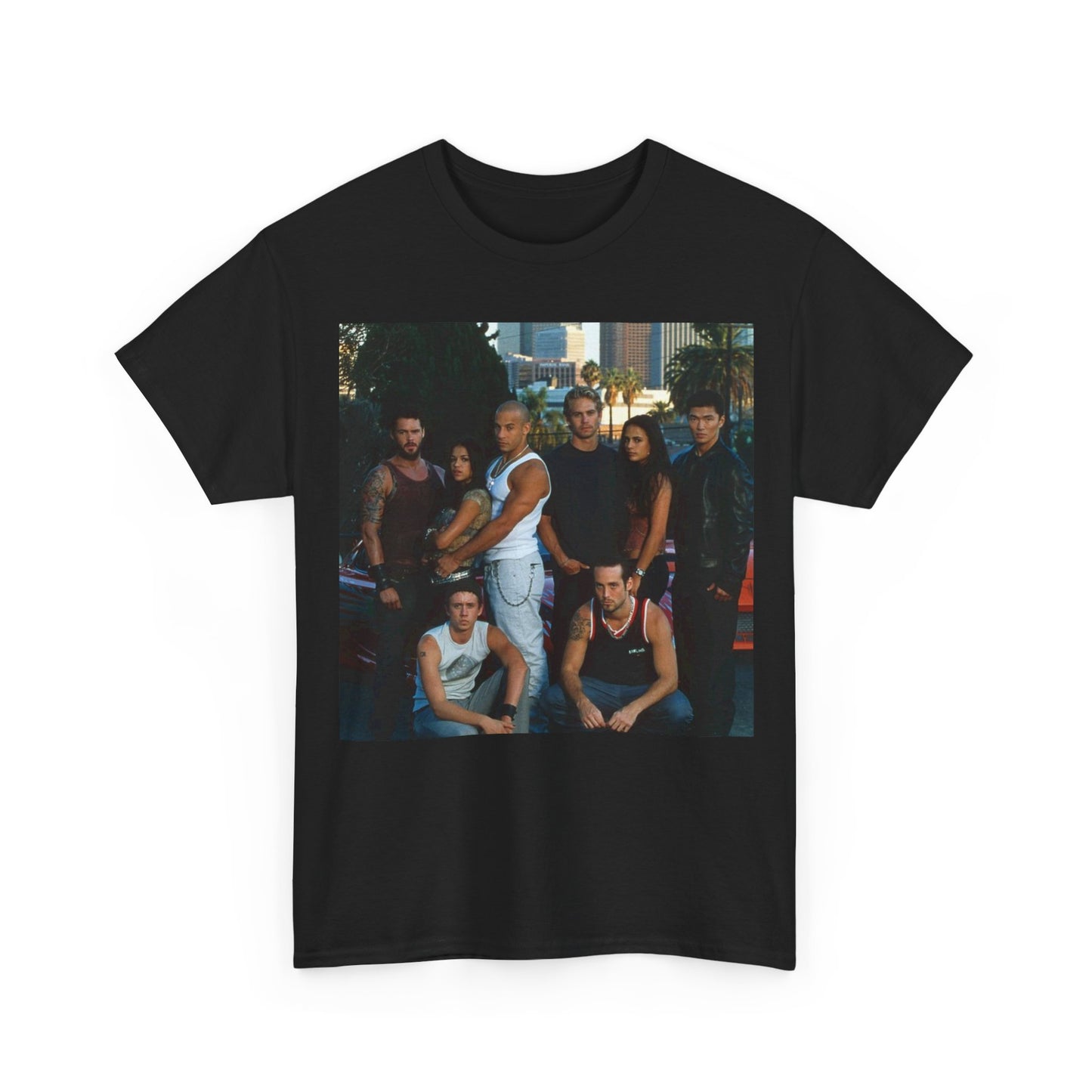 The Fast and The Furious T-shirt Vintage cast merch Unisex Heavy Cotton Tee