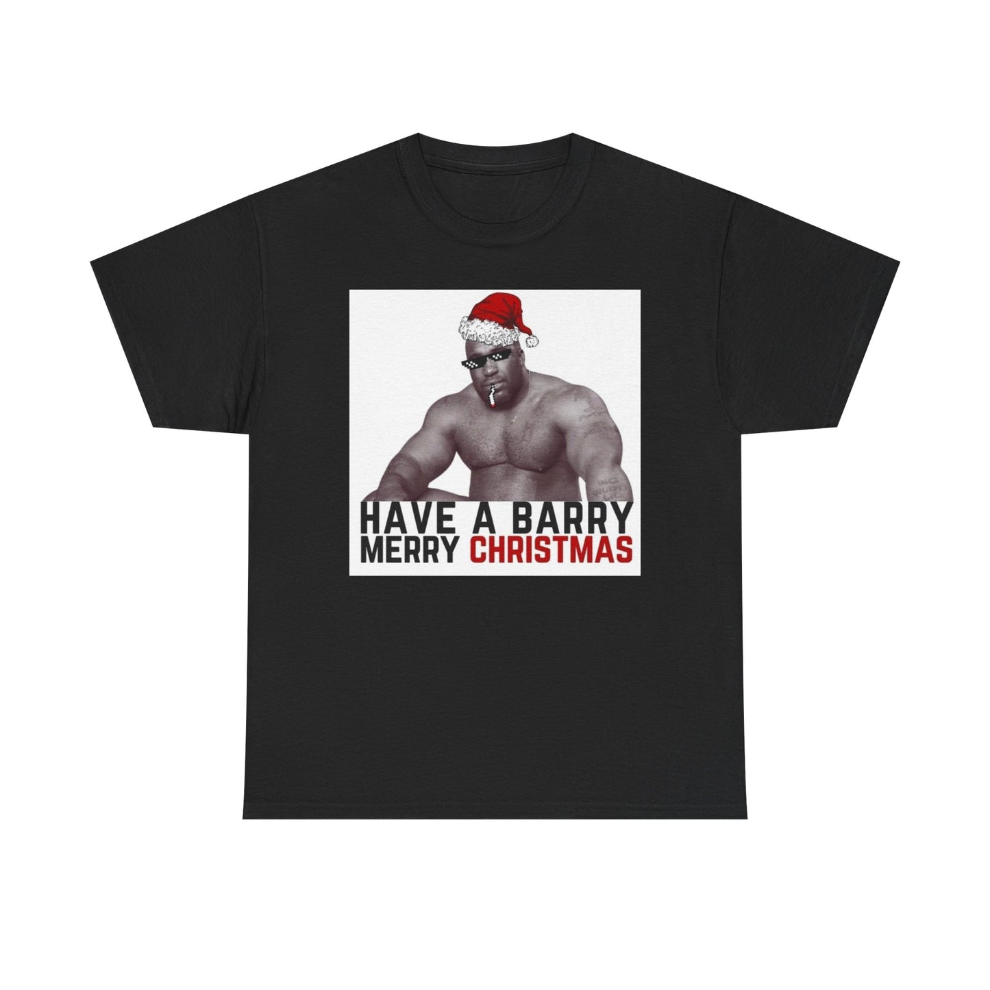 Barry Merry Christmas Funny Viral T Shirt Happy Holidays Funny Unisex Heavy Joke