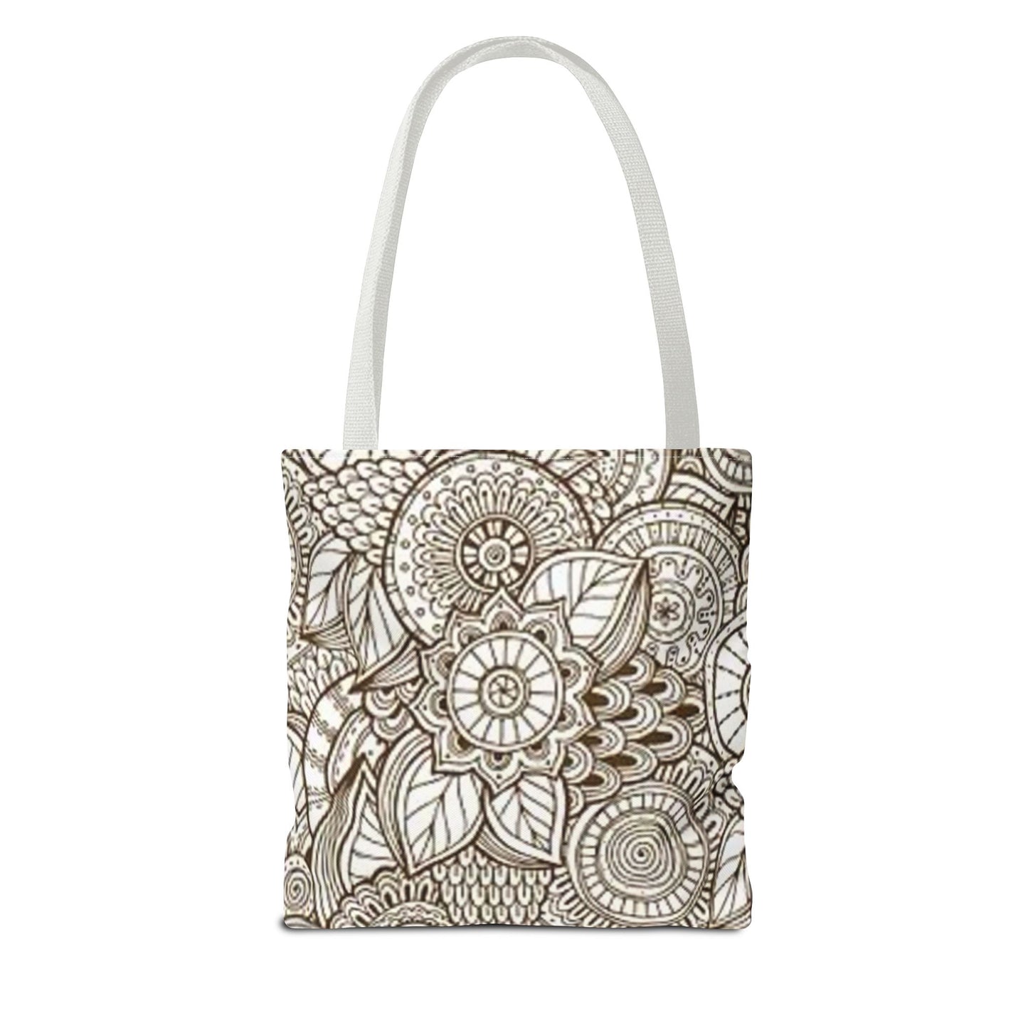 Tan Design Multi Color BRAND NEW MODERN Tote Bag (AOP)