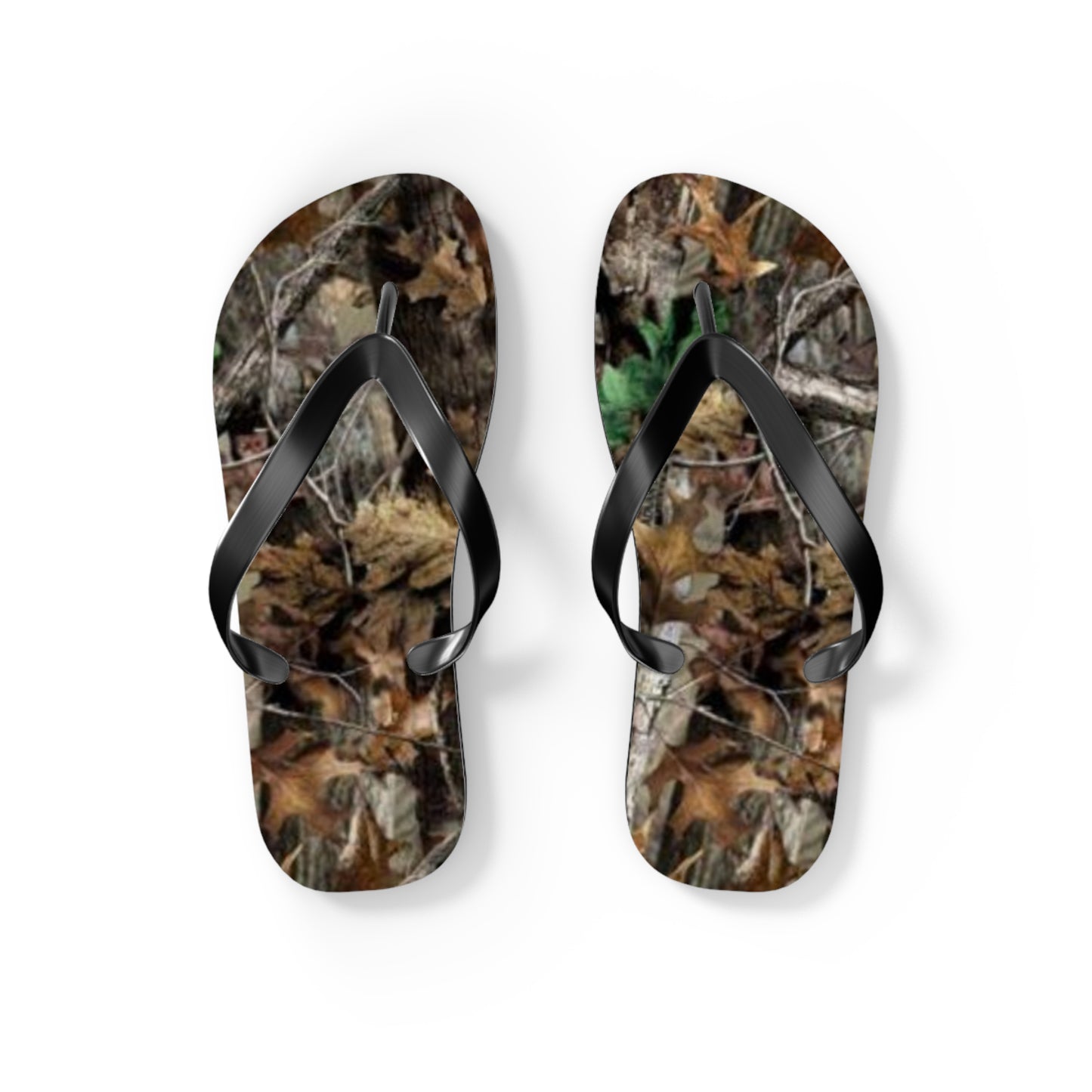 Waves And Sun Camo Tree Sandals Summer Flip Flops Slides BRAND NEW