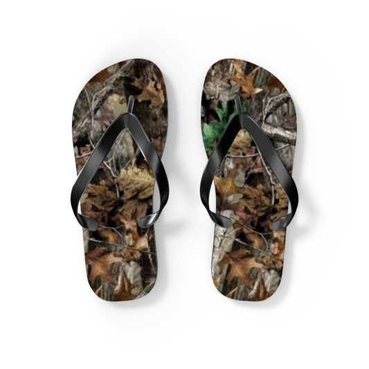 Waves And Sun Camo Tree Sandals Summer Flip Flops Slides BRAND NEW