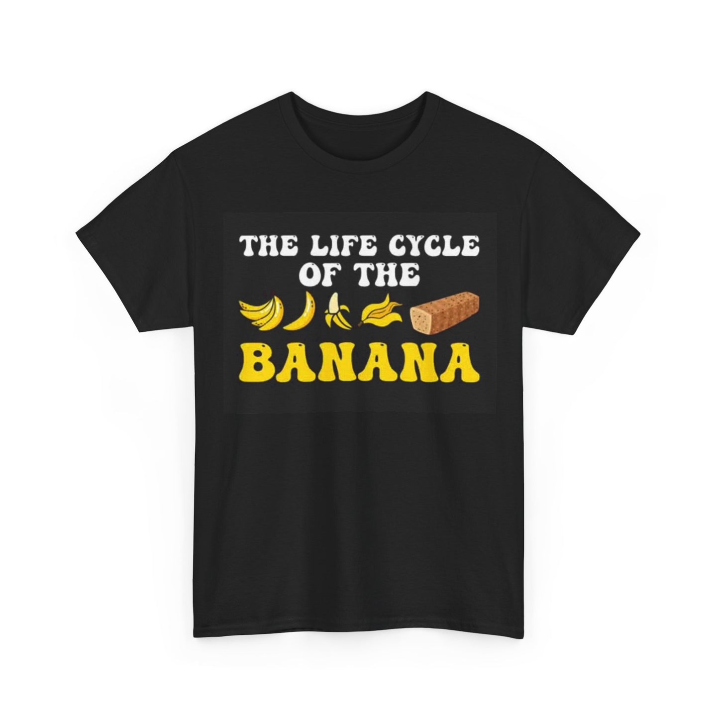Life Cycle Of A Banana Shirt Funny Graphic Unisex Heavy Cotton Tee
