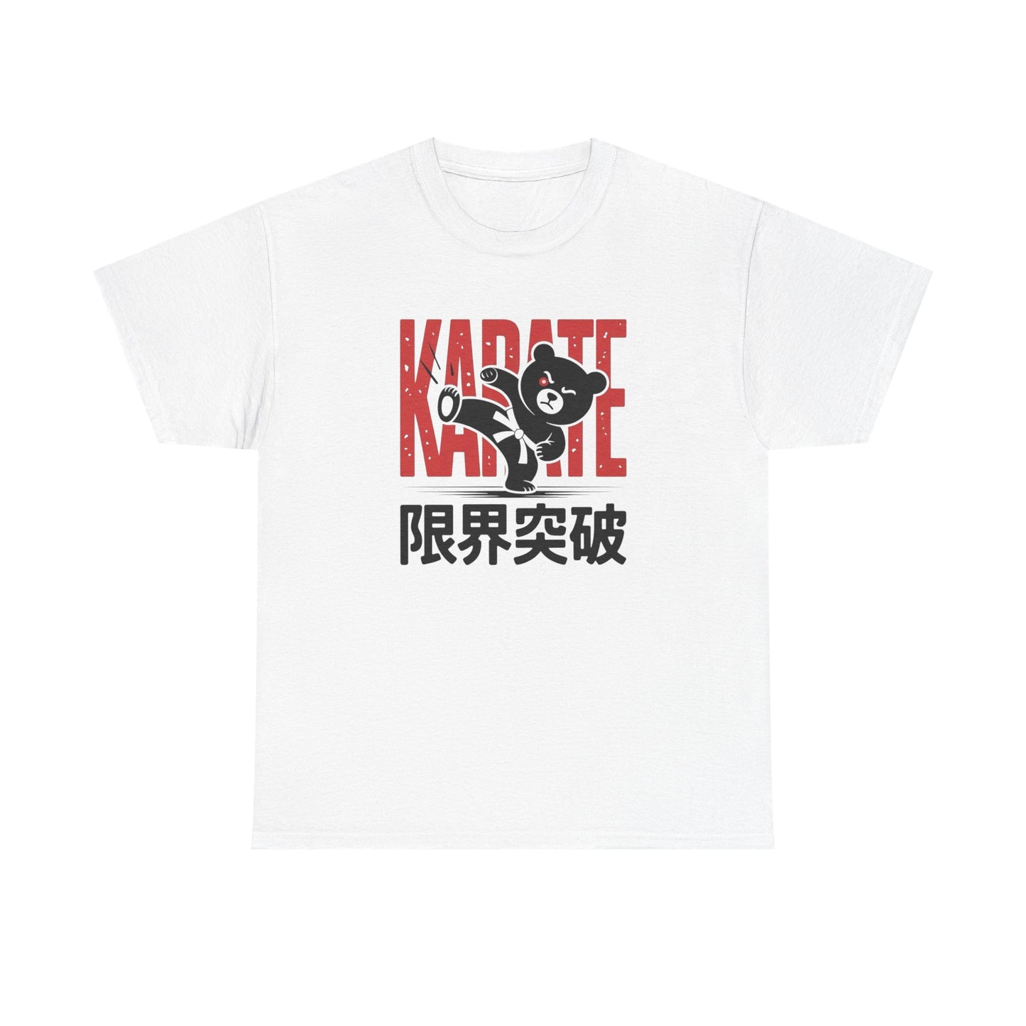 Teddy Bear Karate Graphic T-Shirt Comfy Cotton Tee Brand NEW