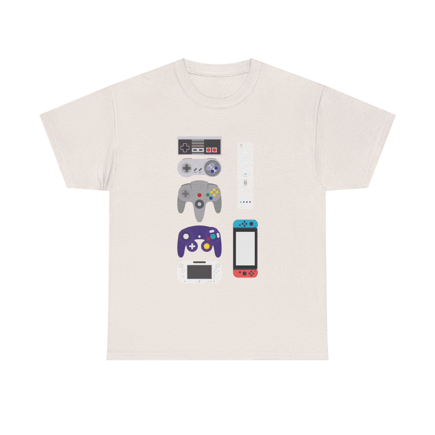 Gaming Controller Tshirt Vintage N64 Retro Unisex Heavy Cotton Tee USA SELLER