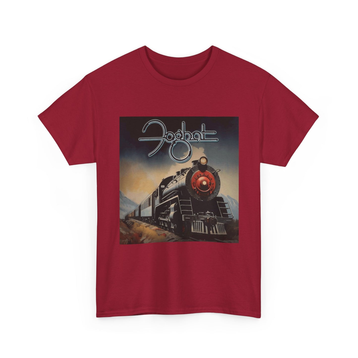 FogHat Tshirt Vintage Rock Poster Retro 70s Woodstock Unisex Heavy Cotton Tee q