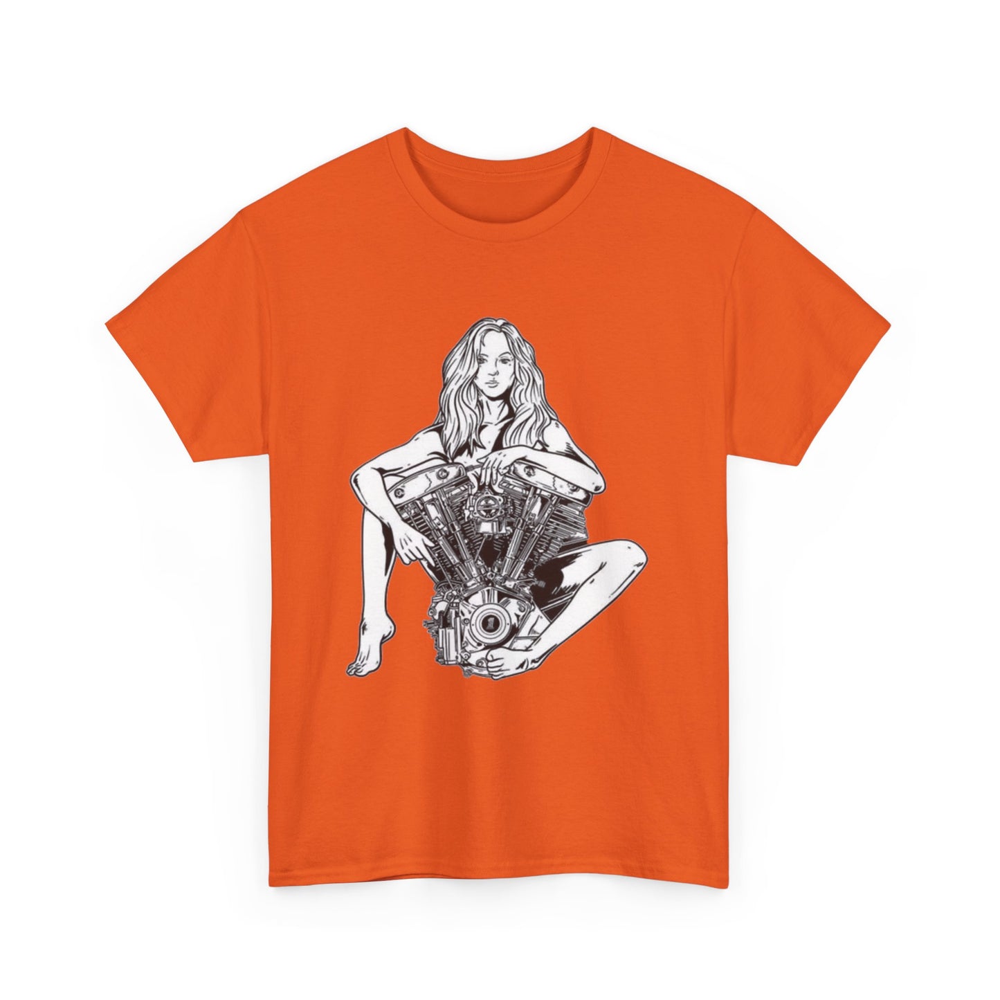 V Twin Motorcycle Model Graphic T Shirt NEW Unisex Heavy Cotton Tee