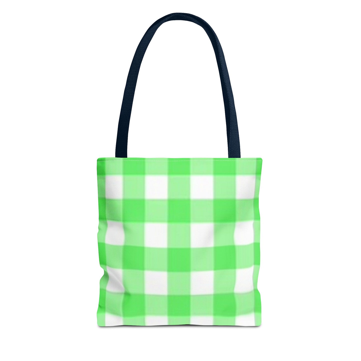 Green Checkered Multi Color BRAND NEW MODERN Tote Bag (AOP)