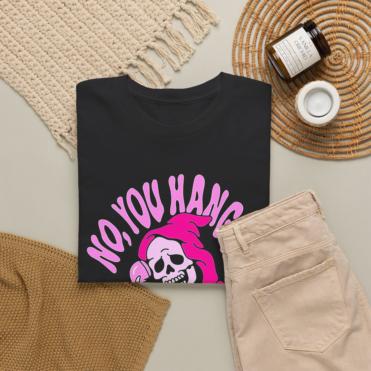 Funny Death Jokes Skeleton Reaper T-Shirt Men's Graphic Tee