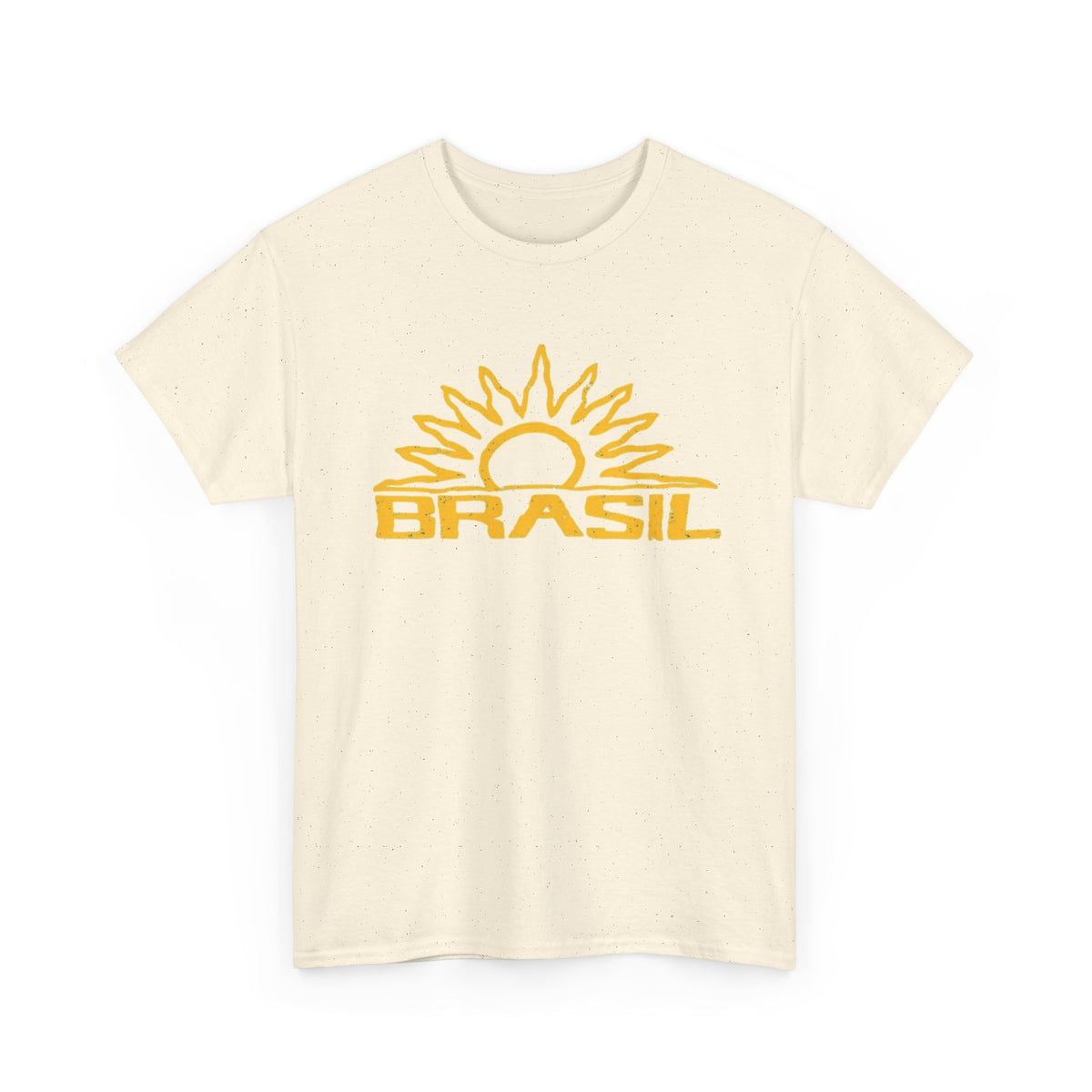 Brazil Sun Graphic T Shirt Men's Retro Classic Heavy Cotton Tee