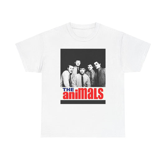 The Animals Band Tshirt Vintage Merch Poster Rock Unisex Heavy Cotton Tee